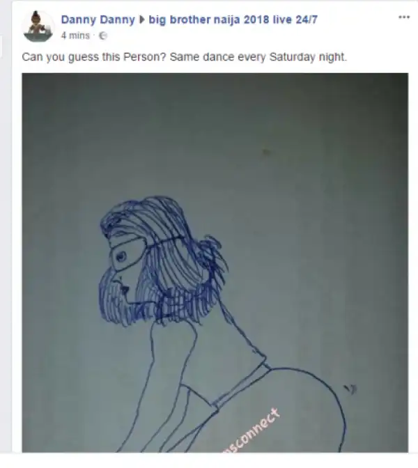 BBNaija: Can You Guess This Person? Same Dance Every Saturday Night (Photos)